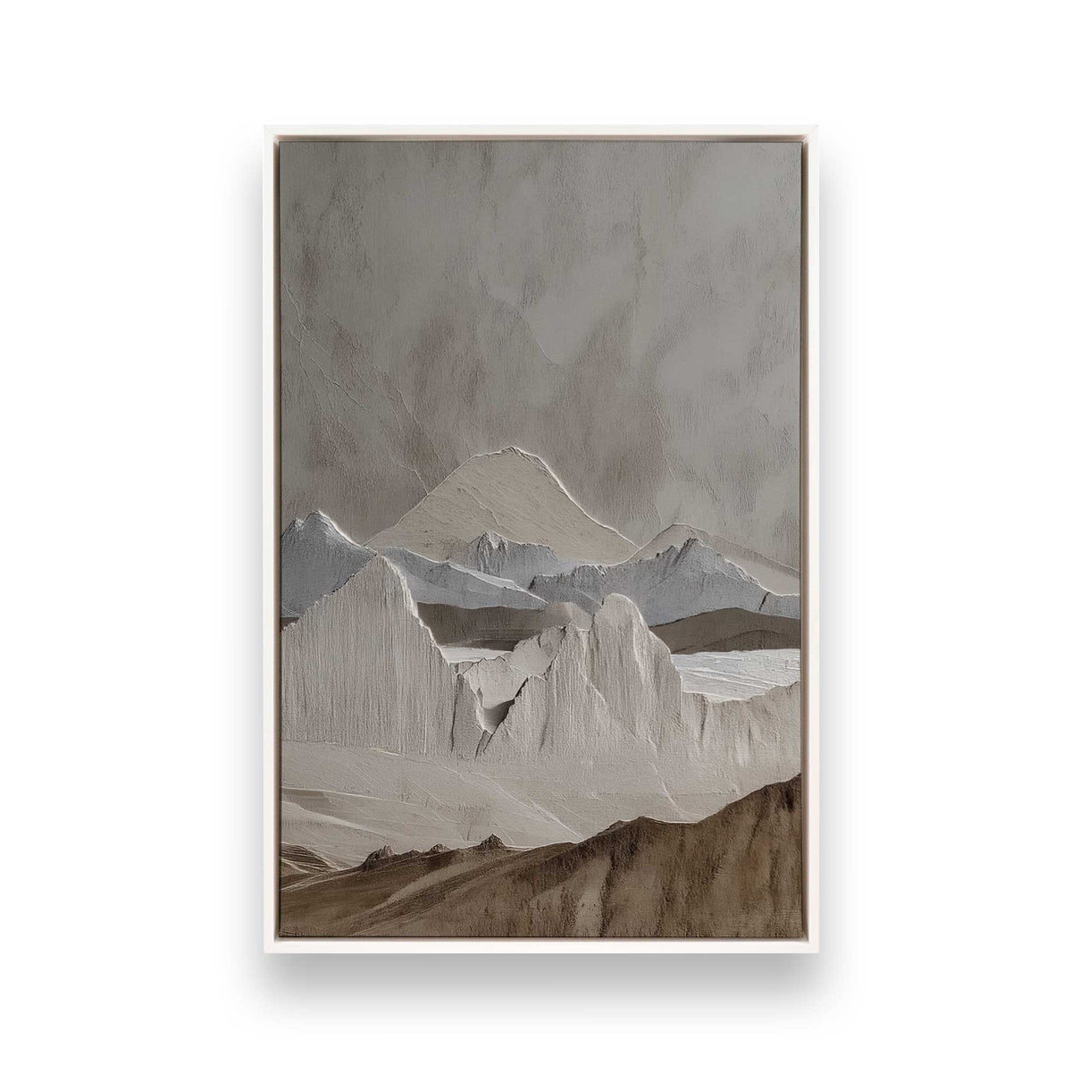 [Color:Opaque White], Picture of art in a White frame
