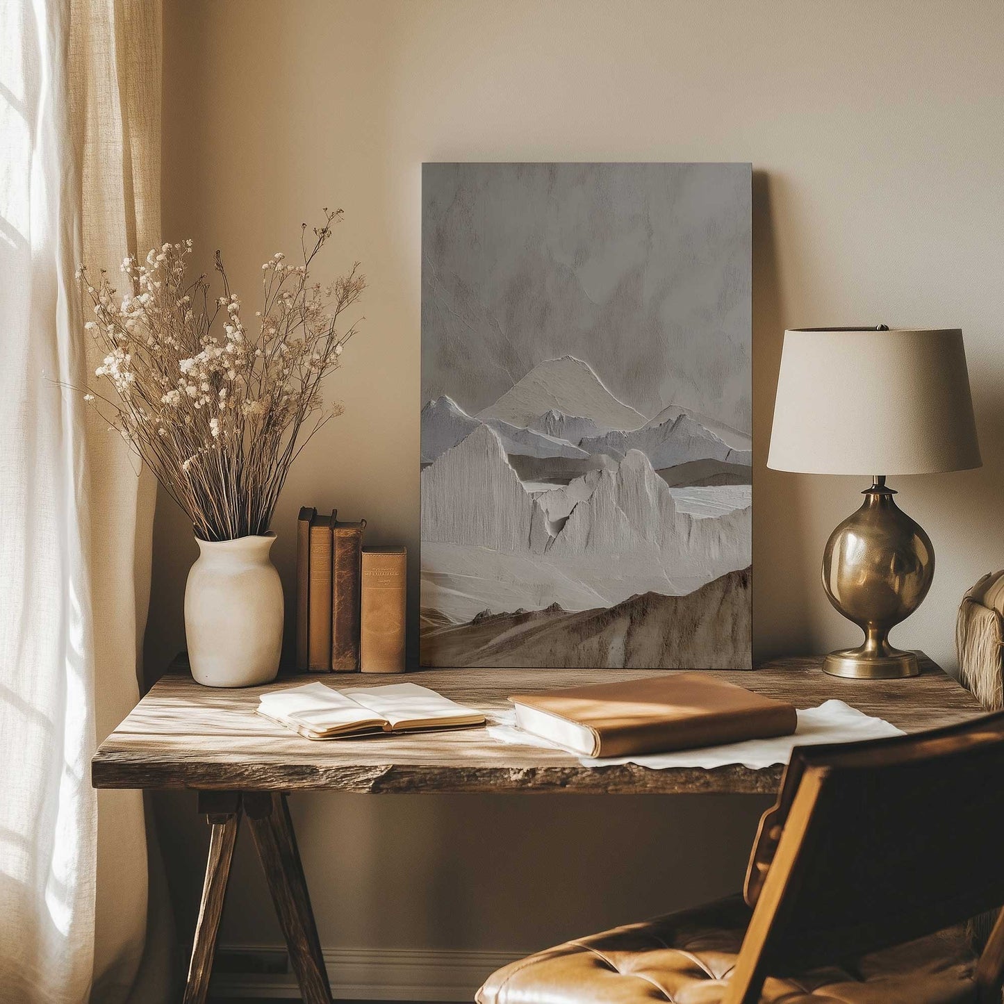 Picture of art in a room