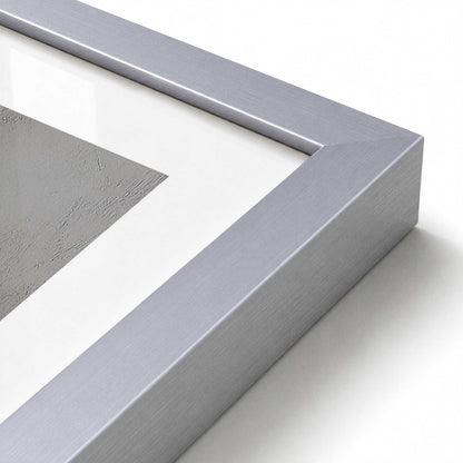 [Color:Polished Chrome], Picture of art in a Polished Chrome frame at an angle