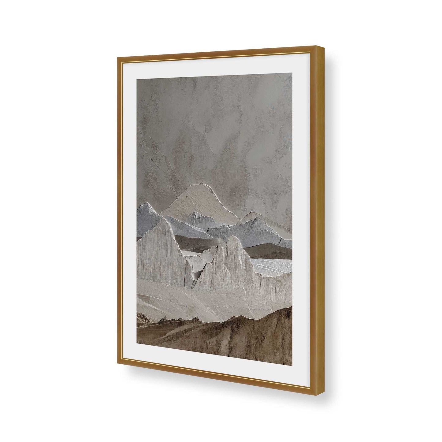 [Color:Polished Gold], Picture of art in a Polished Gold frame of the corner