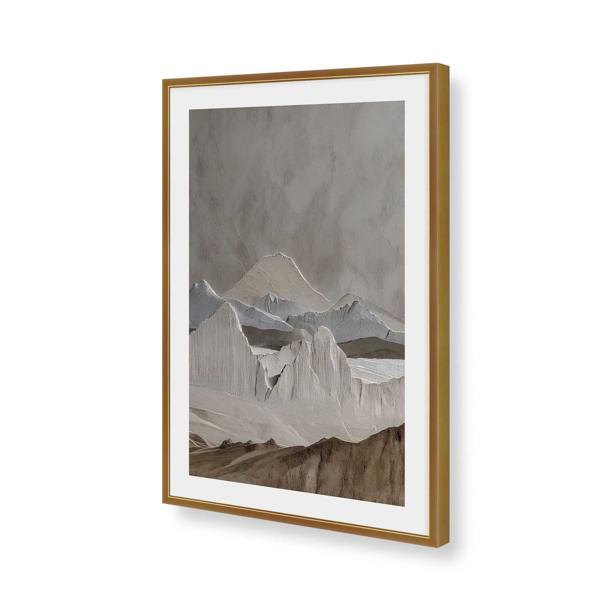 [Color:Polished Gold], Picture of art in a Polished Gold frame of the corner