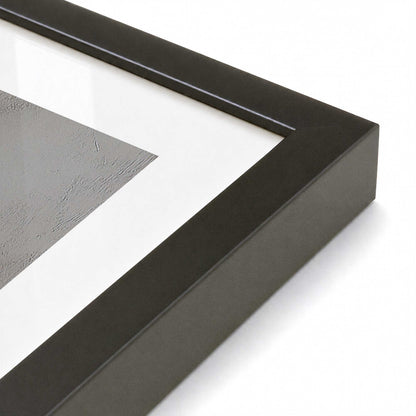 [Color:Satin Black], Picture of art in a Satin Black frame at an angle