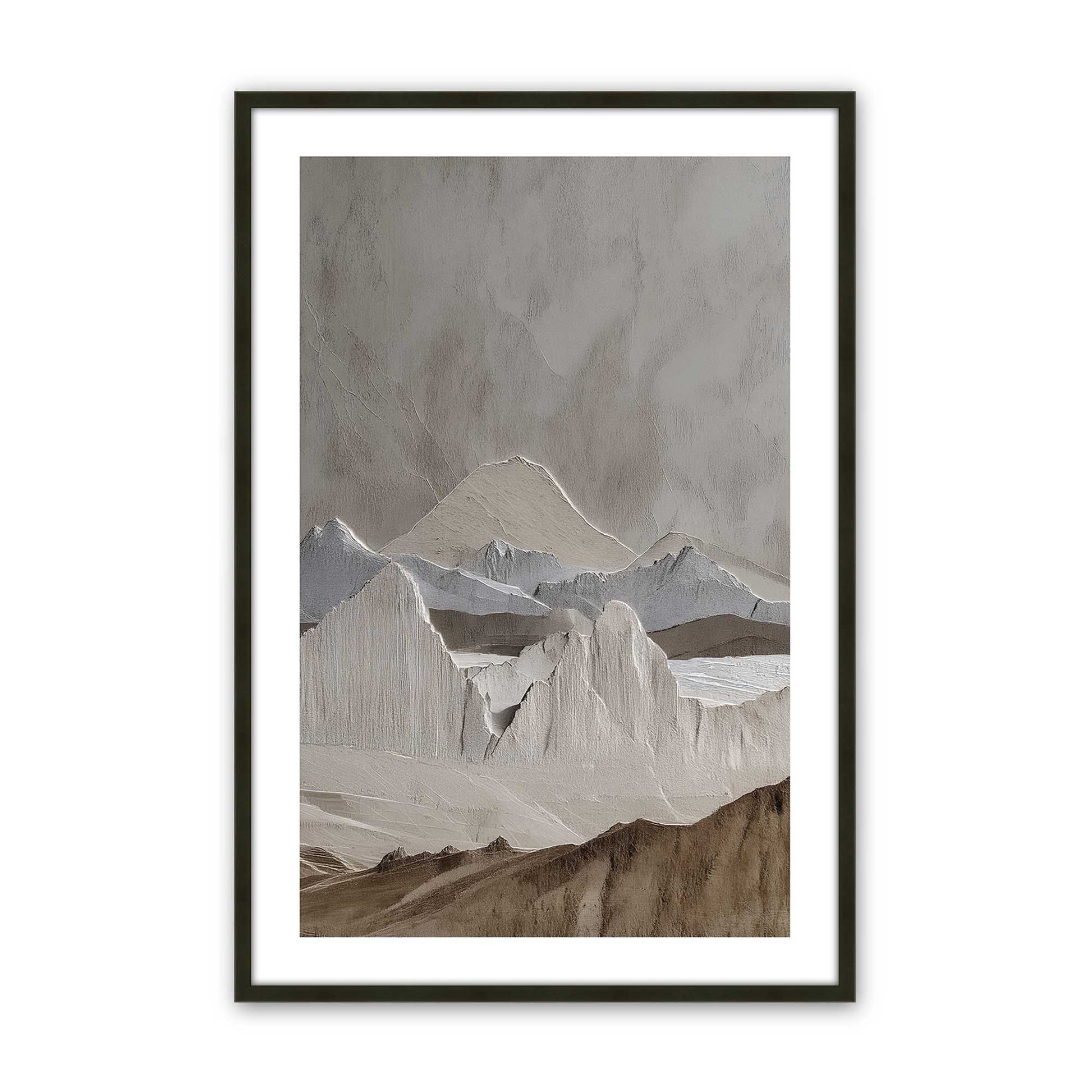 [Color:Satin Black], Picture of art in a Satin Black frame