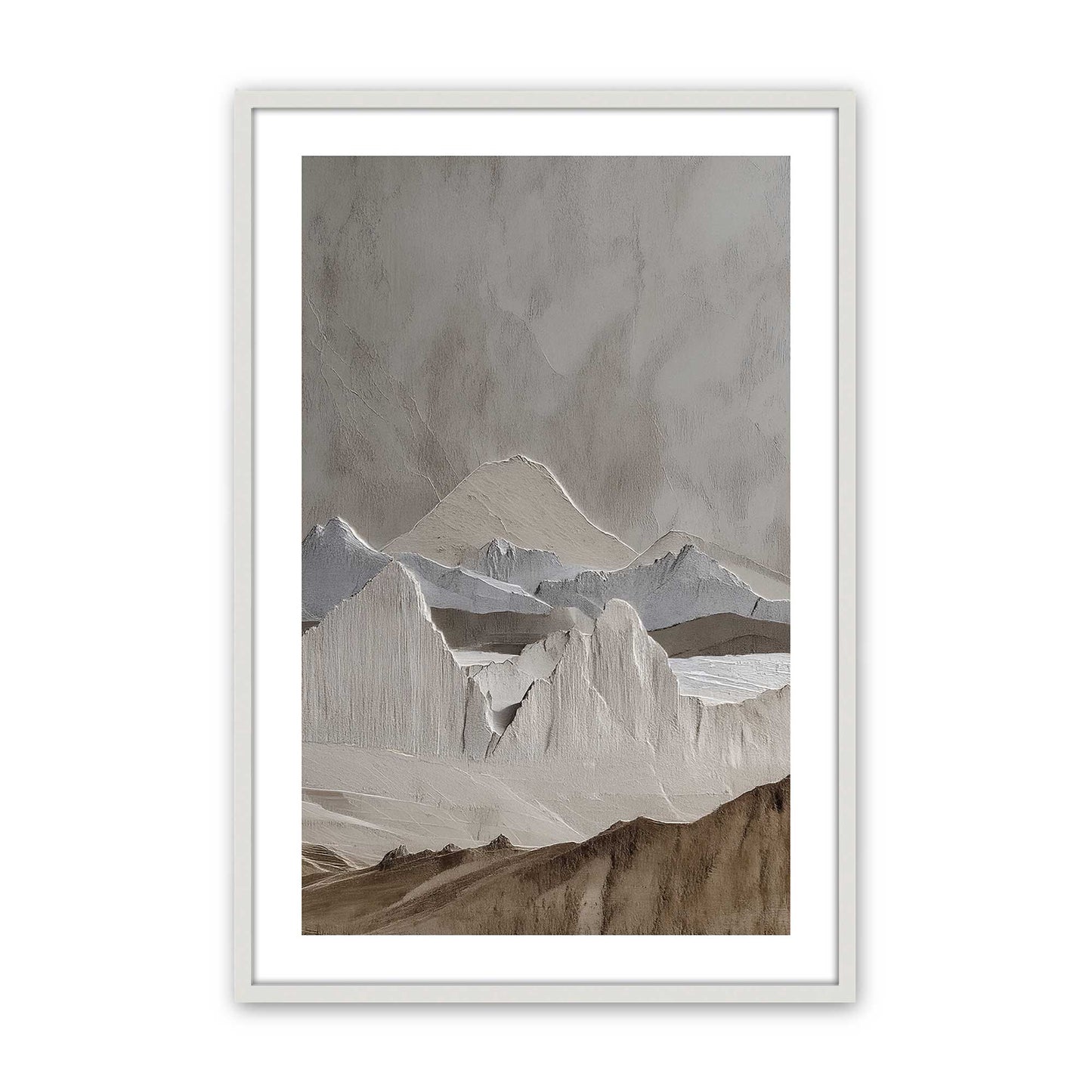 [Color:Opaque White], Picture of art in a Opaque White frame
