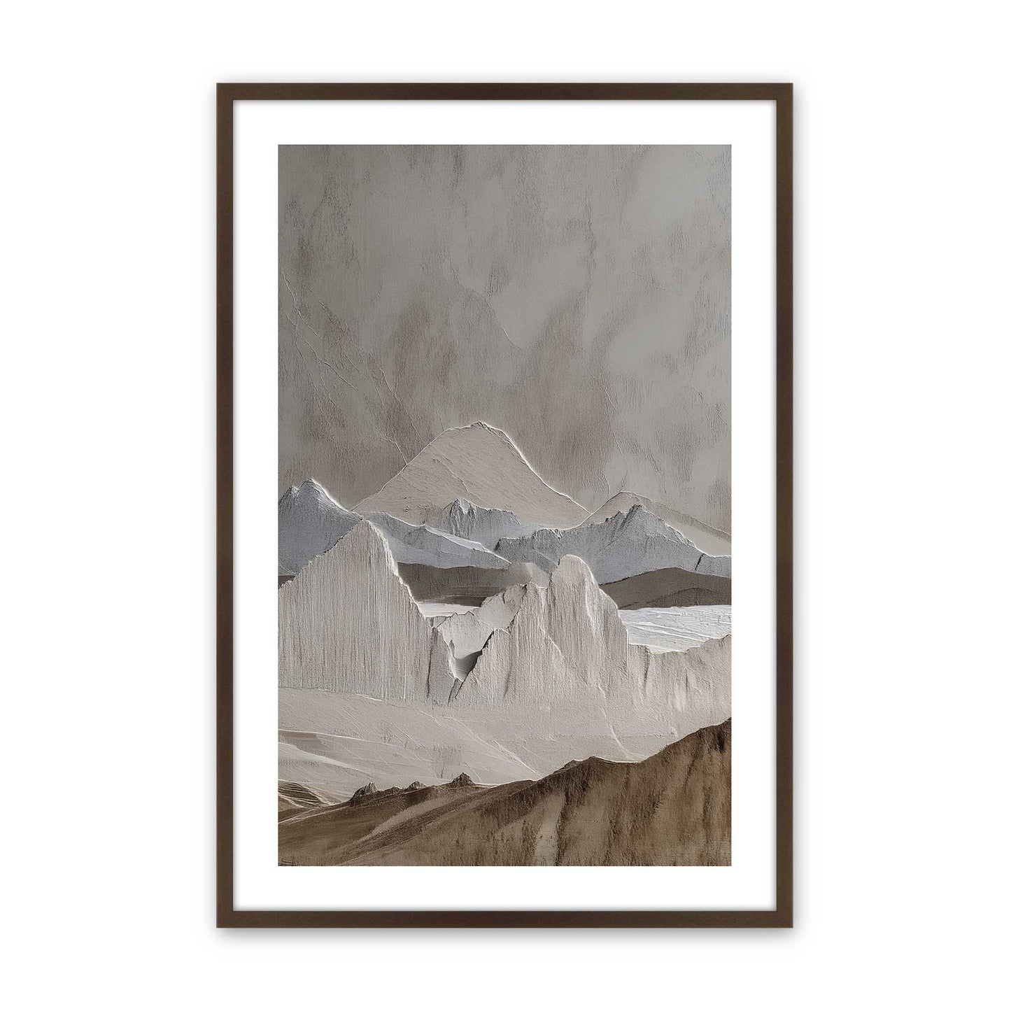 [Color:Belvinder Brown], Picture of art in a Belvinder Brown frame