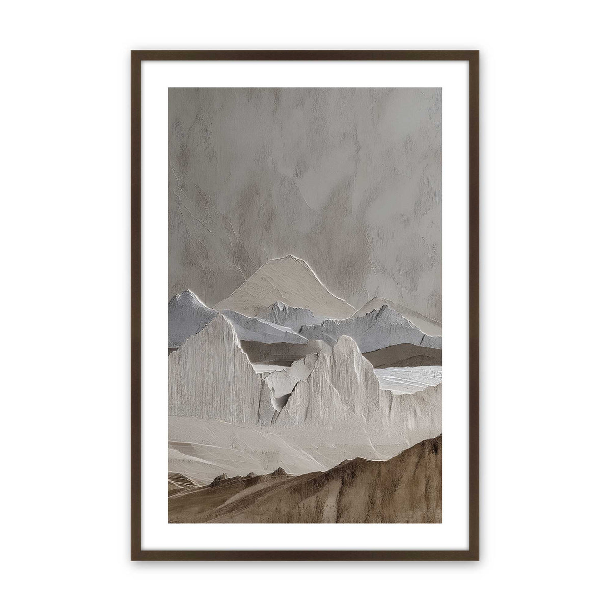 [Color:Belvinder Brown], Picture of art in a Belvinder Brown frame