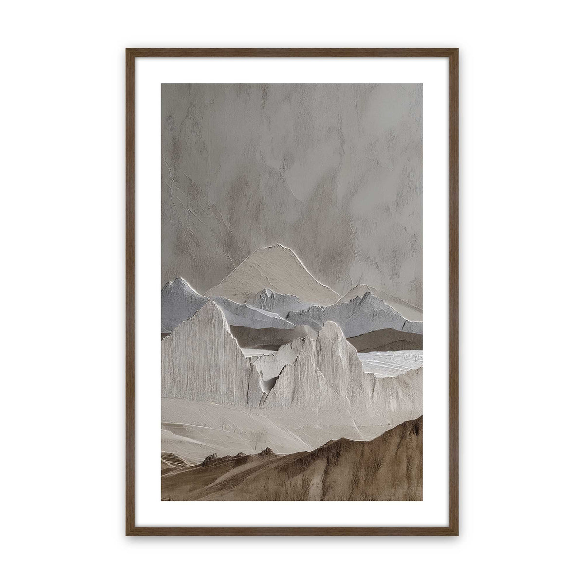 [Color:Walnut], Picture of art in a Walnut frame