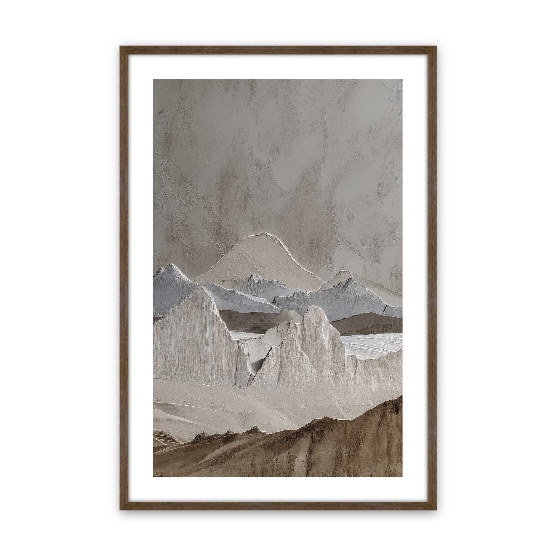 [Color:Walnut], Picture of art in a Walnut frame