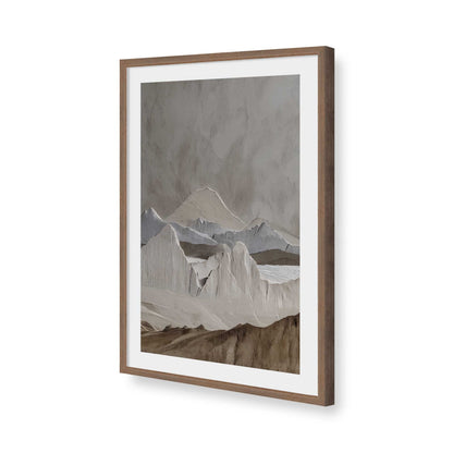 [Color:Walnut], Picture of art in a Walnut frame of the corner