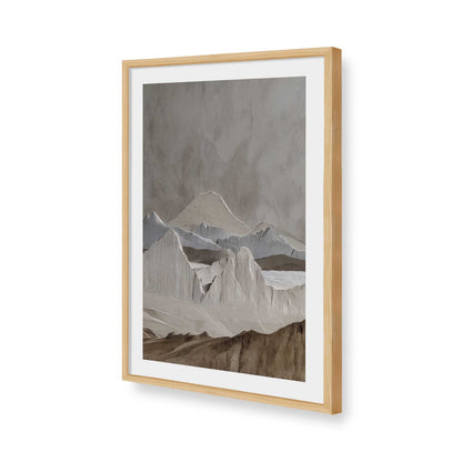 [Color:American Maple], Picture of art in a American Maple frame of the corner