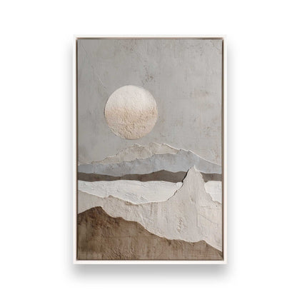 [Color:Opaque White], Picture of art in a White frame