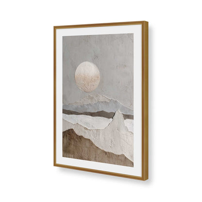 [Color:Polished Gold], Picture of art in a Polished Gold frame of the corner