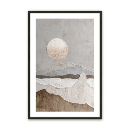 [Color:Satin Black], Picture of art in a Satin Black frame
