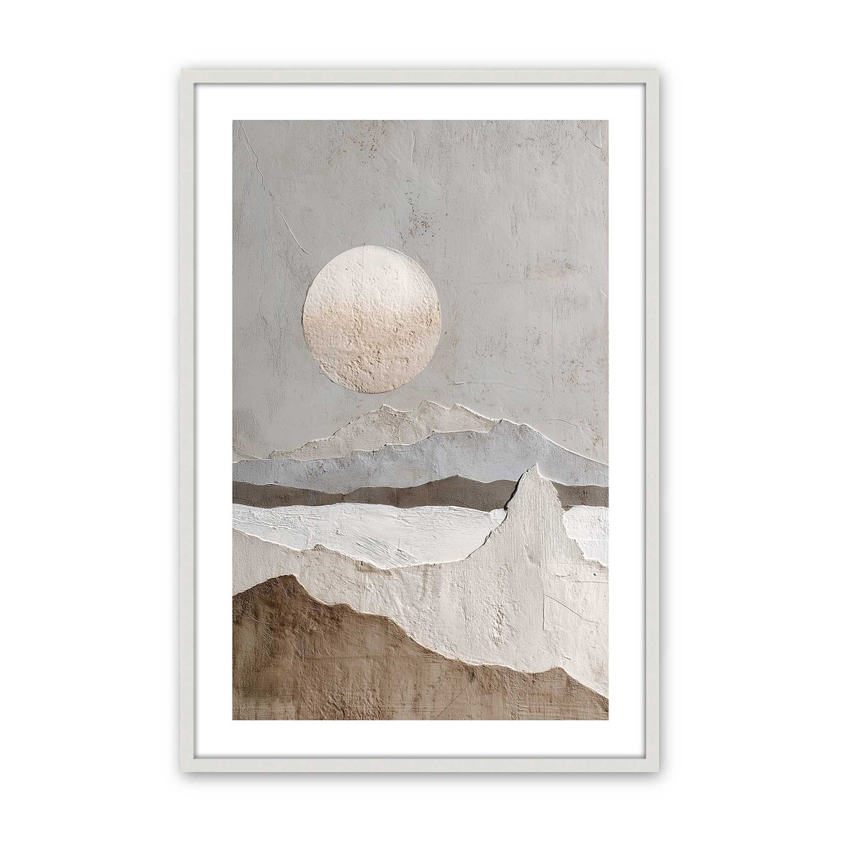 [Color:Opaque White], Picture of art in a Opaque White frame
