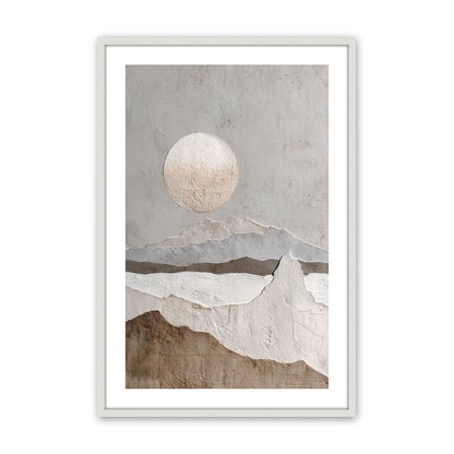 [Color:Opaque White], Picture of art in an Opaque White frame