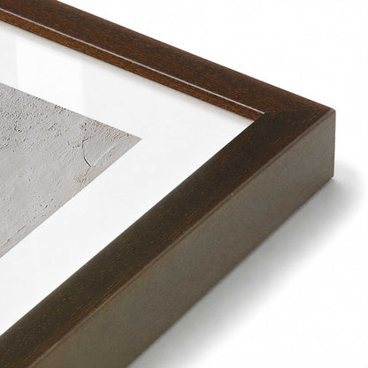[Color:Brown], Picture of art in a Brown frame at an angle