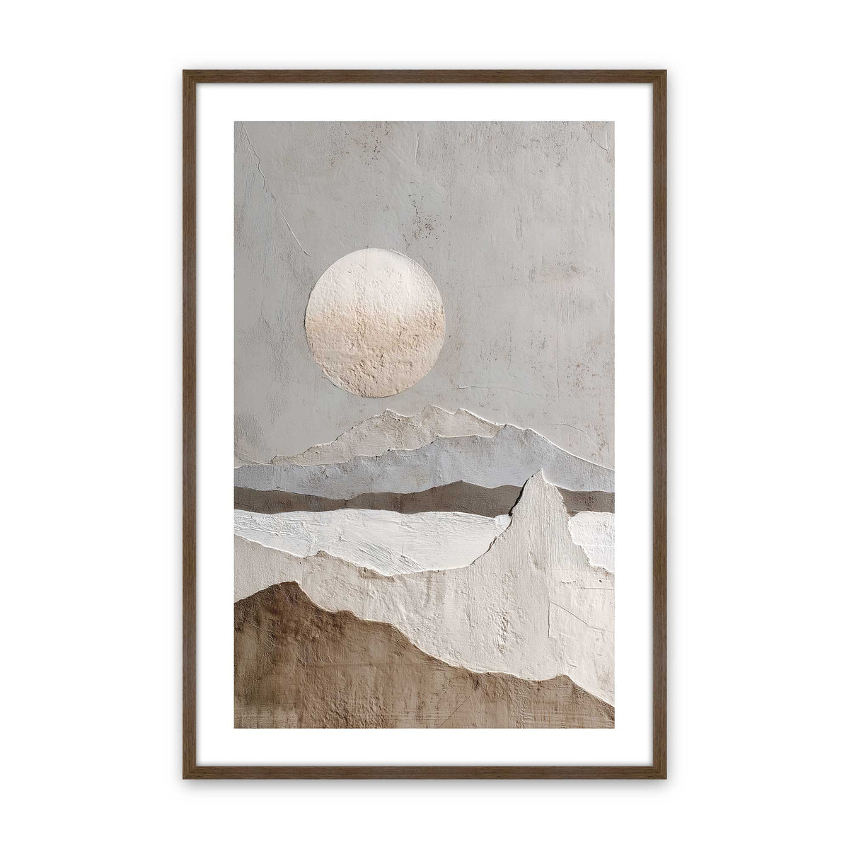 [Color:Walnut], Picture of art in a Walnut frame