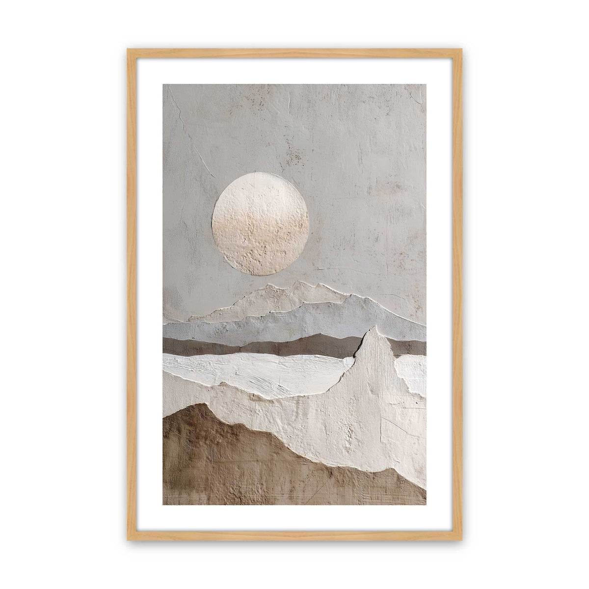 [Color:American Maple], Picture of art in a American Maple frame