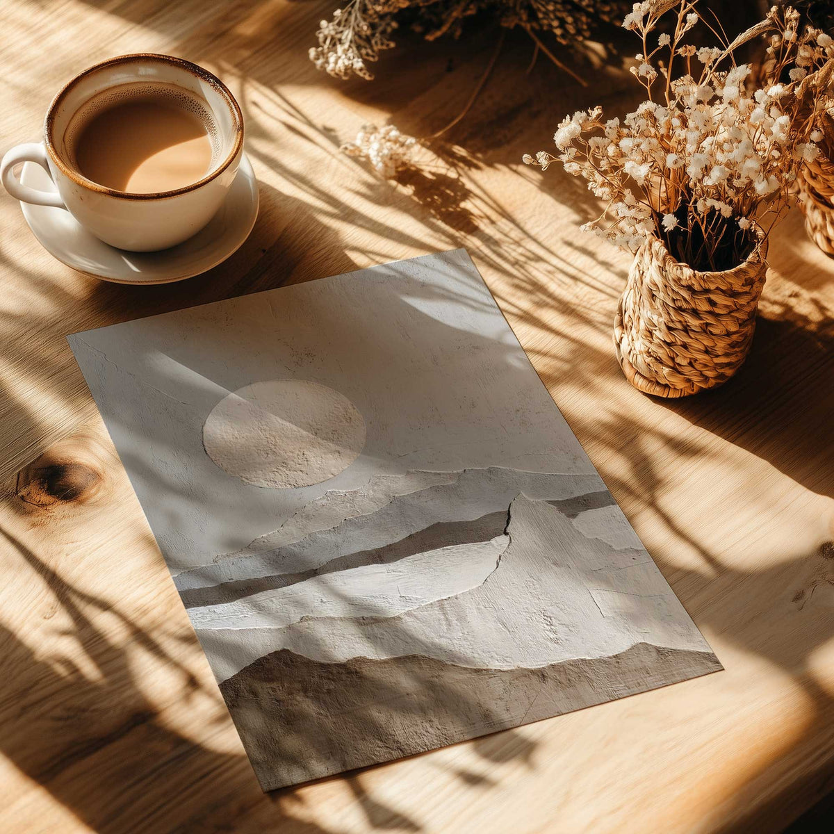 [Color:Rolled Print], Picture of close up of art