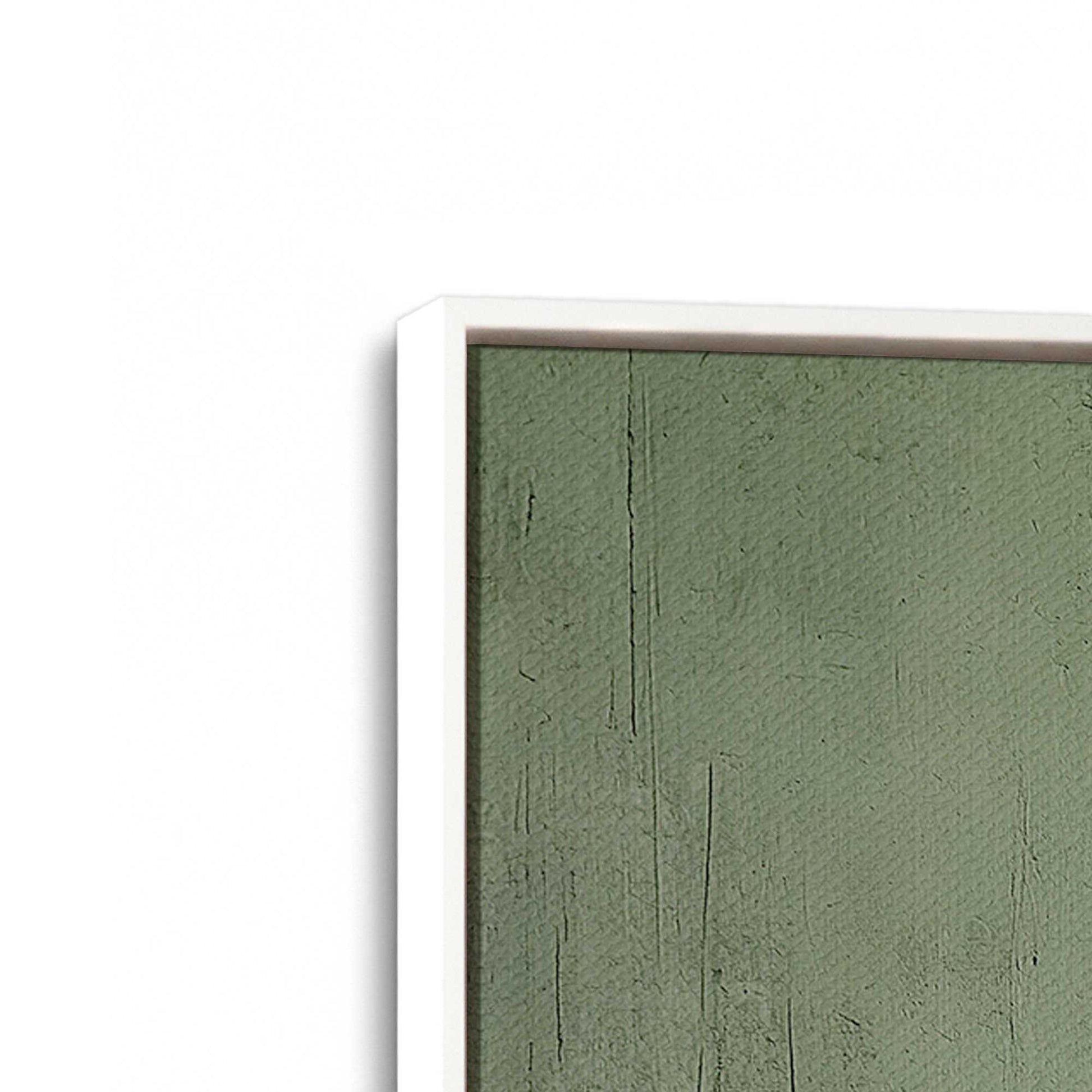 [Color:Opaque White], Picture of art in a White frame at an angle