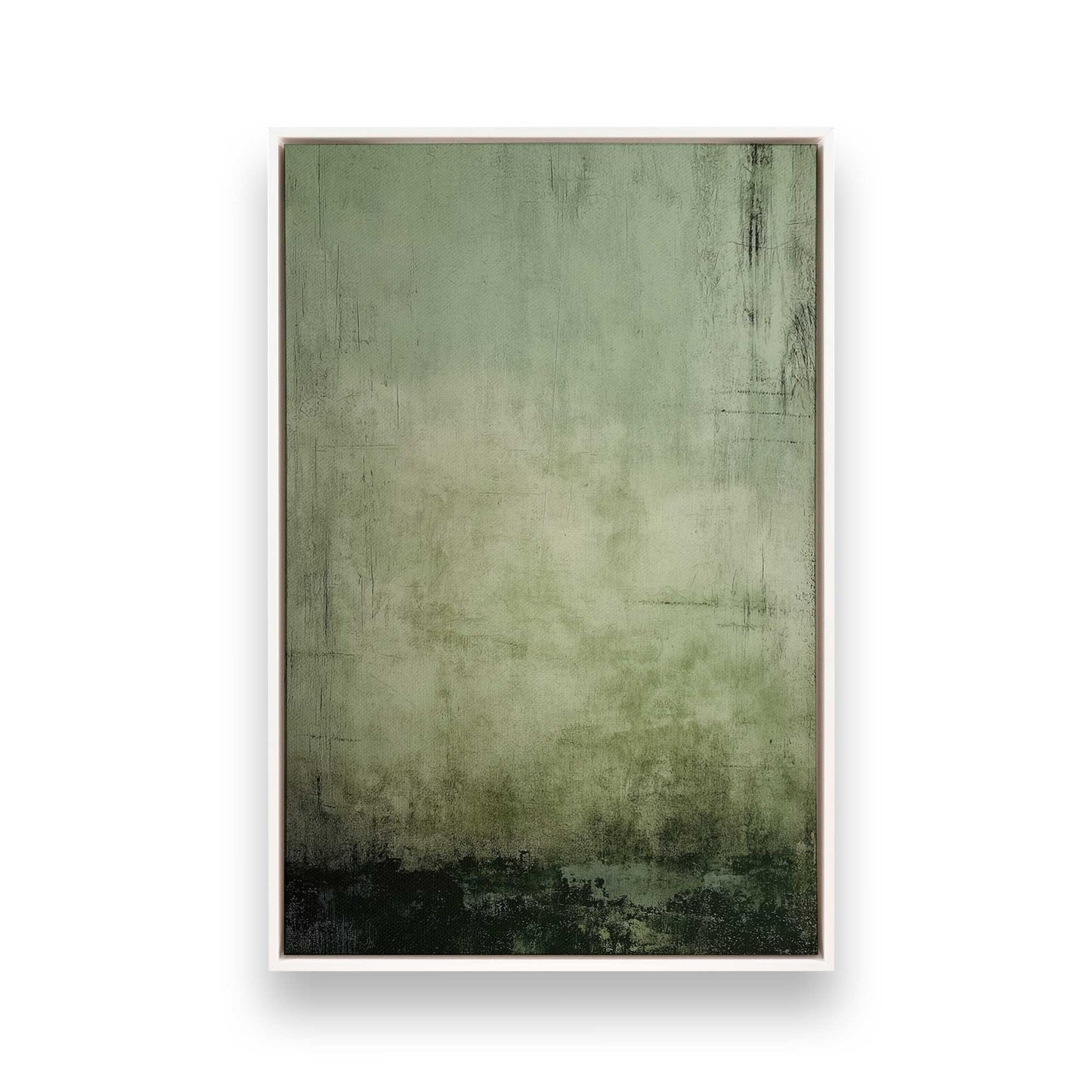 [Color:Opaque White], Picture of art in a White frame