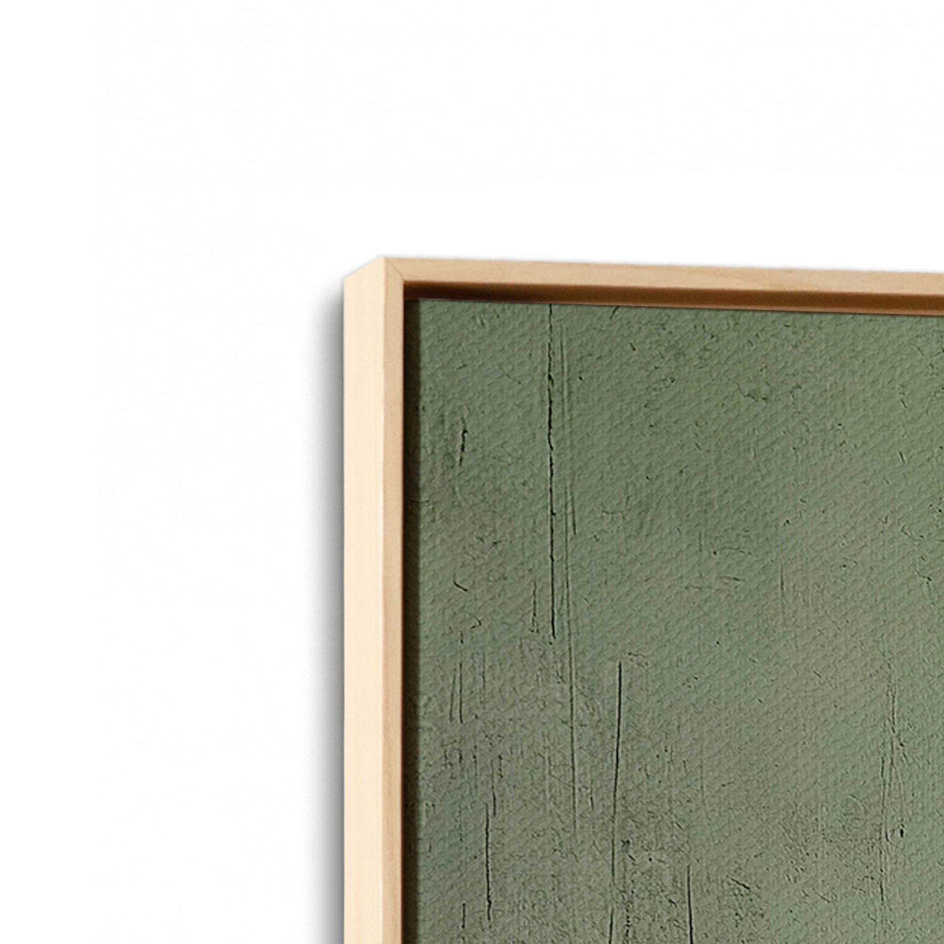 [Color:American Maple], Picture of art in a American Maple frame at an angle