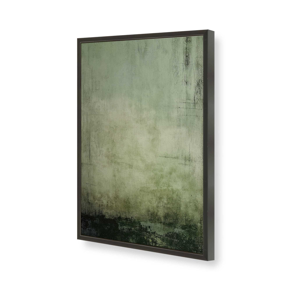 [Color:Satin Black], Picture of art in a Satin Black frame of the corner