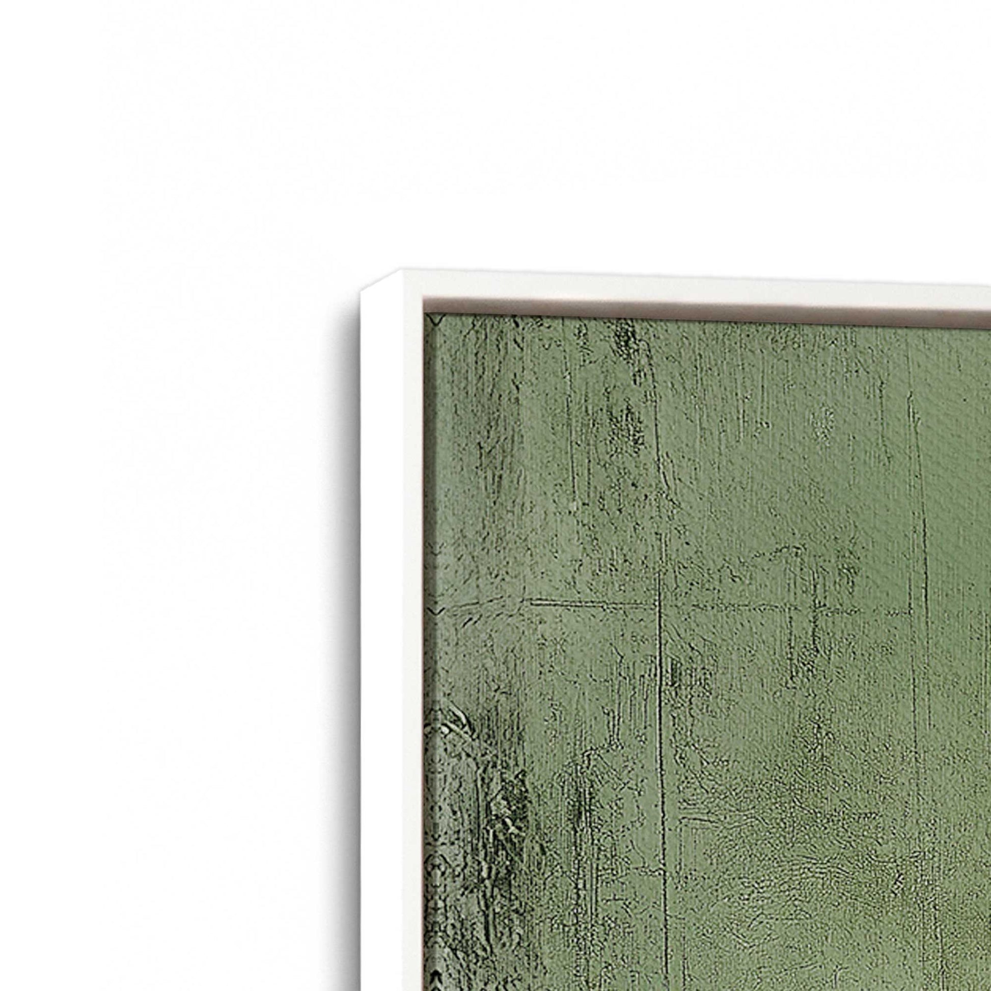 [Color:Opaque White], Picture of art in a White frame at an angle