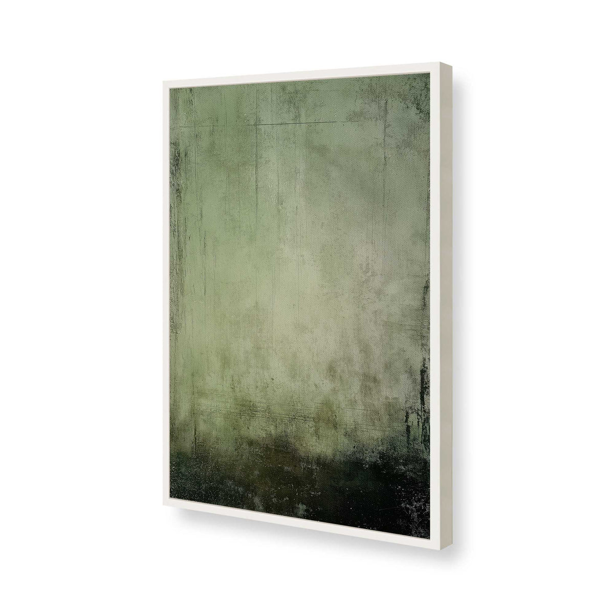 [Color:Opaque White], Picture of art in a Opaque White frame of the corner