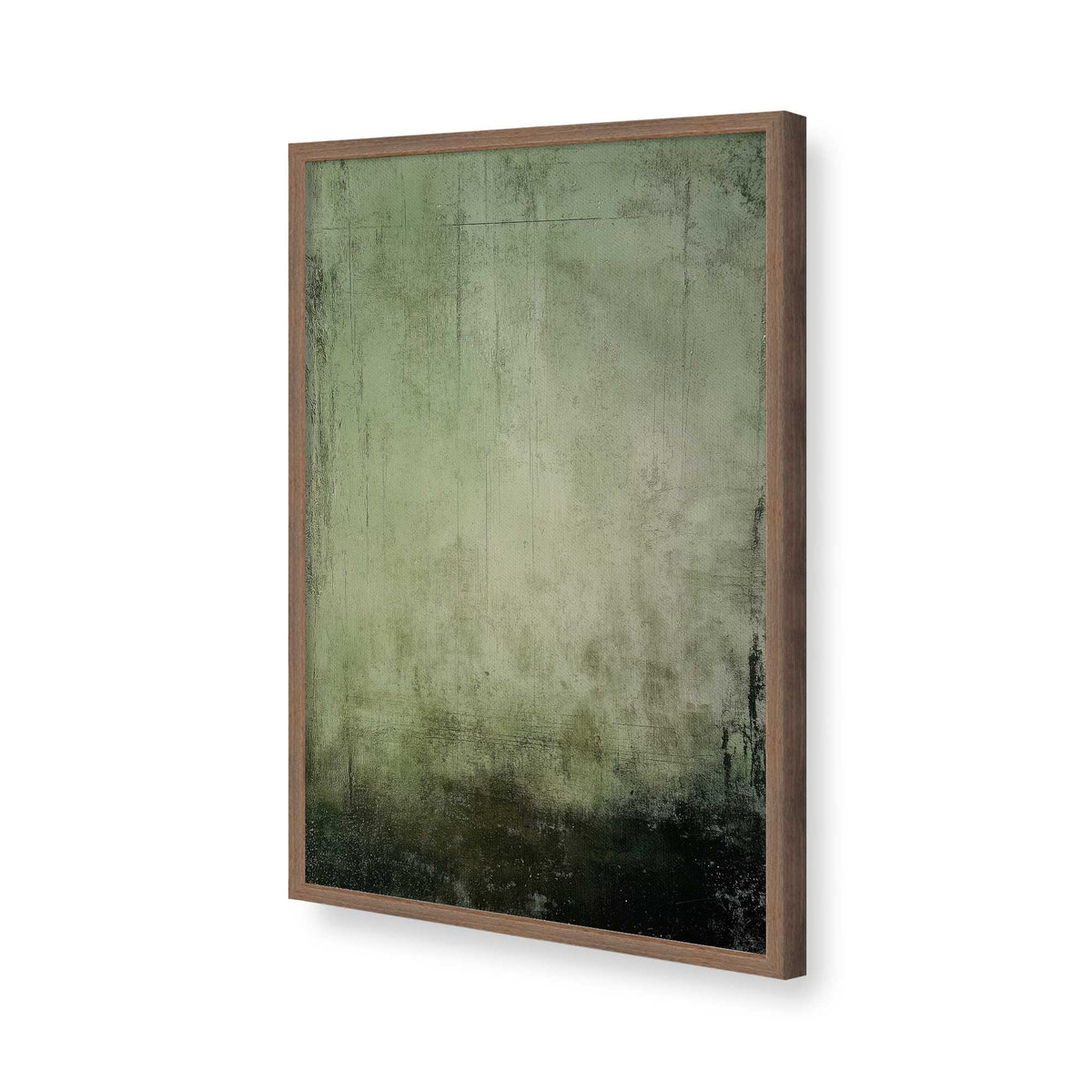 [Color:Walnut], Picture of art in a Walnut frame of the corner