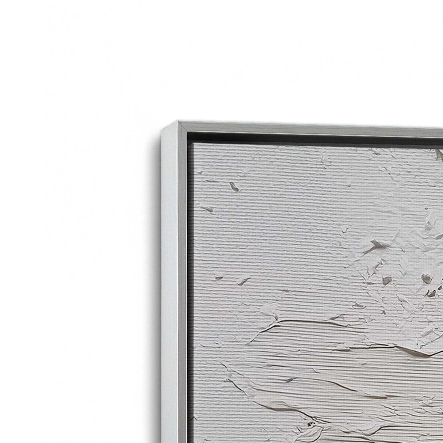 [Color:Polished Chrome], Picture of art in a Polished Chrome frame at an angle
