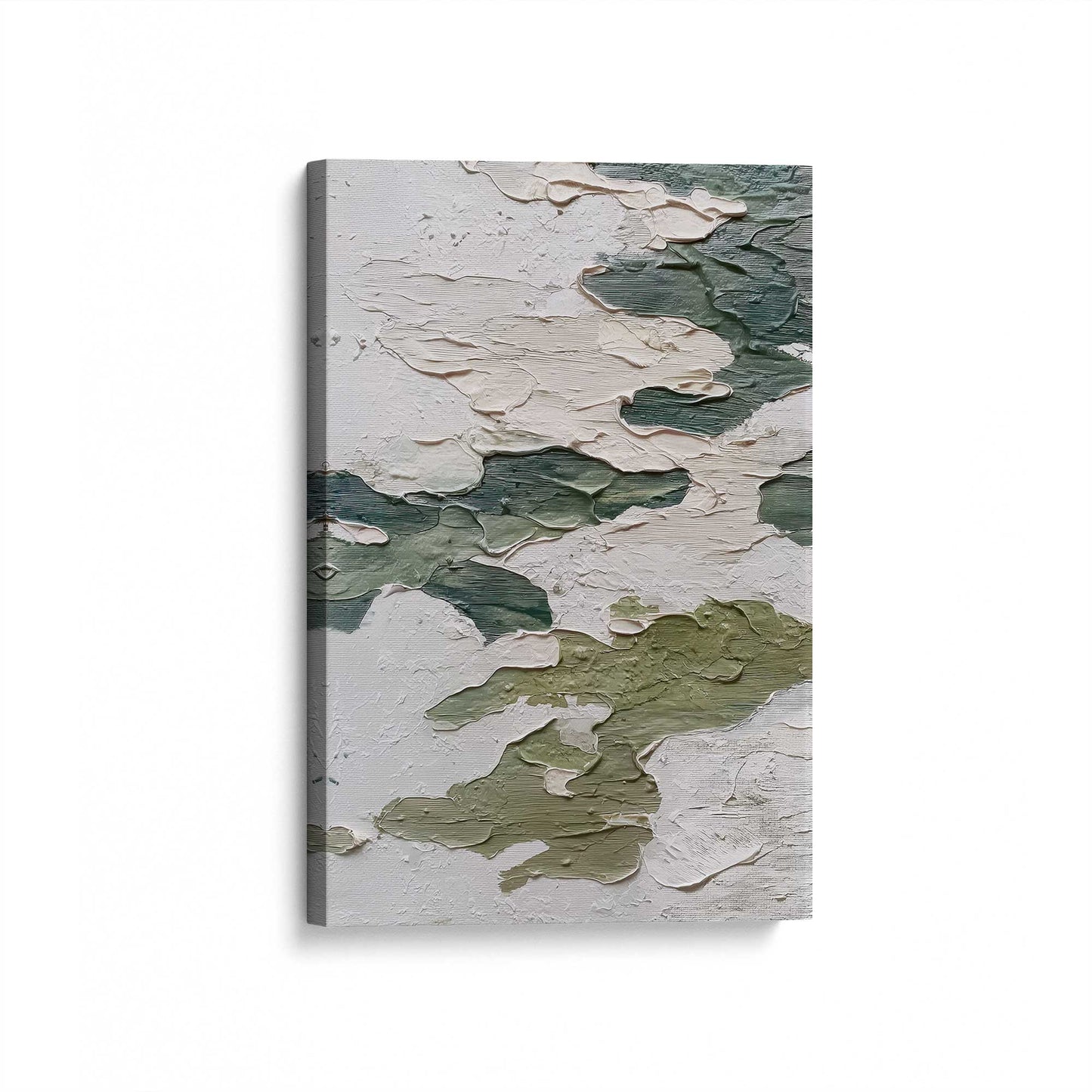 [Color:Stretched Canvas], Picture of art at an angle