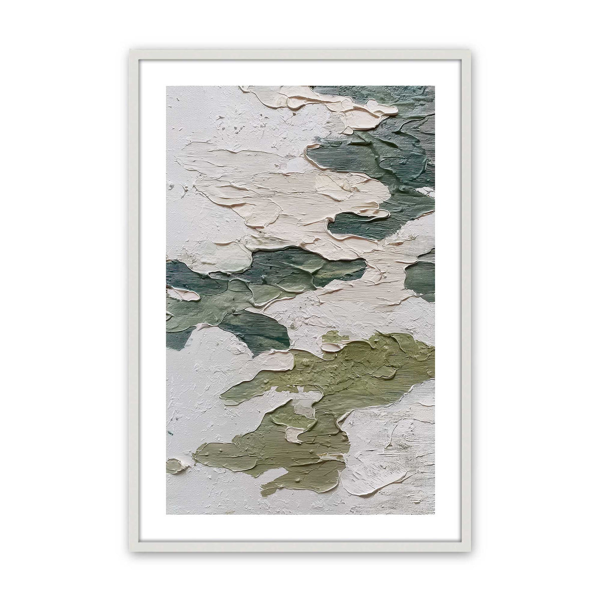[Color:Opaque White], Picture of art in a Opaque White frame
