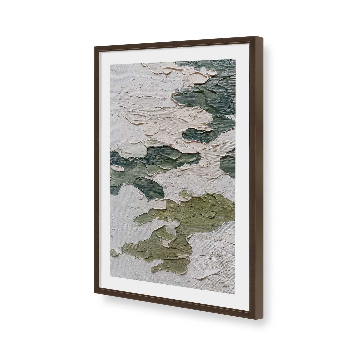 [Color:Belvinder Brown], Picture of art in a Belvinder Brown frame of the corner
