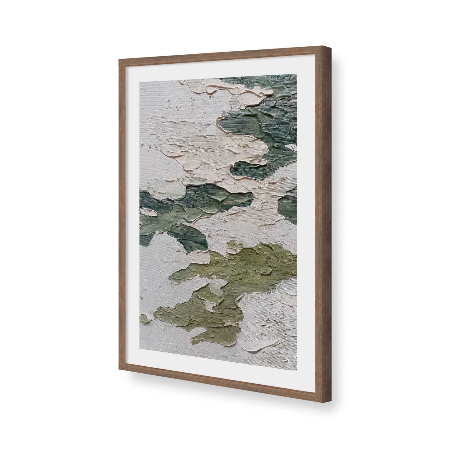 [Color:Walnut], Picture of art in a Walnut frame of the corner