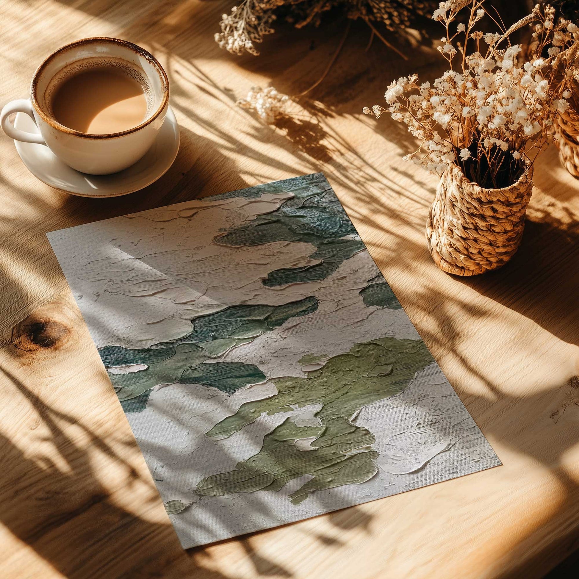 [Color:Rolled Print], Picture of close up of art
