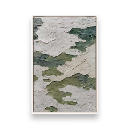 [Color:Opaque White], Picture of art in a White frame