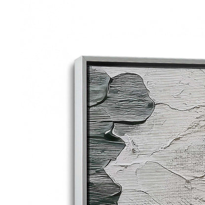 [Color:Polished Chrome], Picture of art in a Polished Chrome frame at an angle