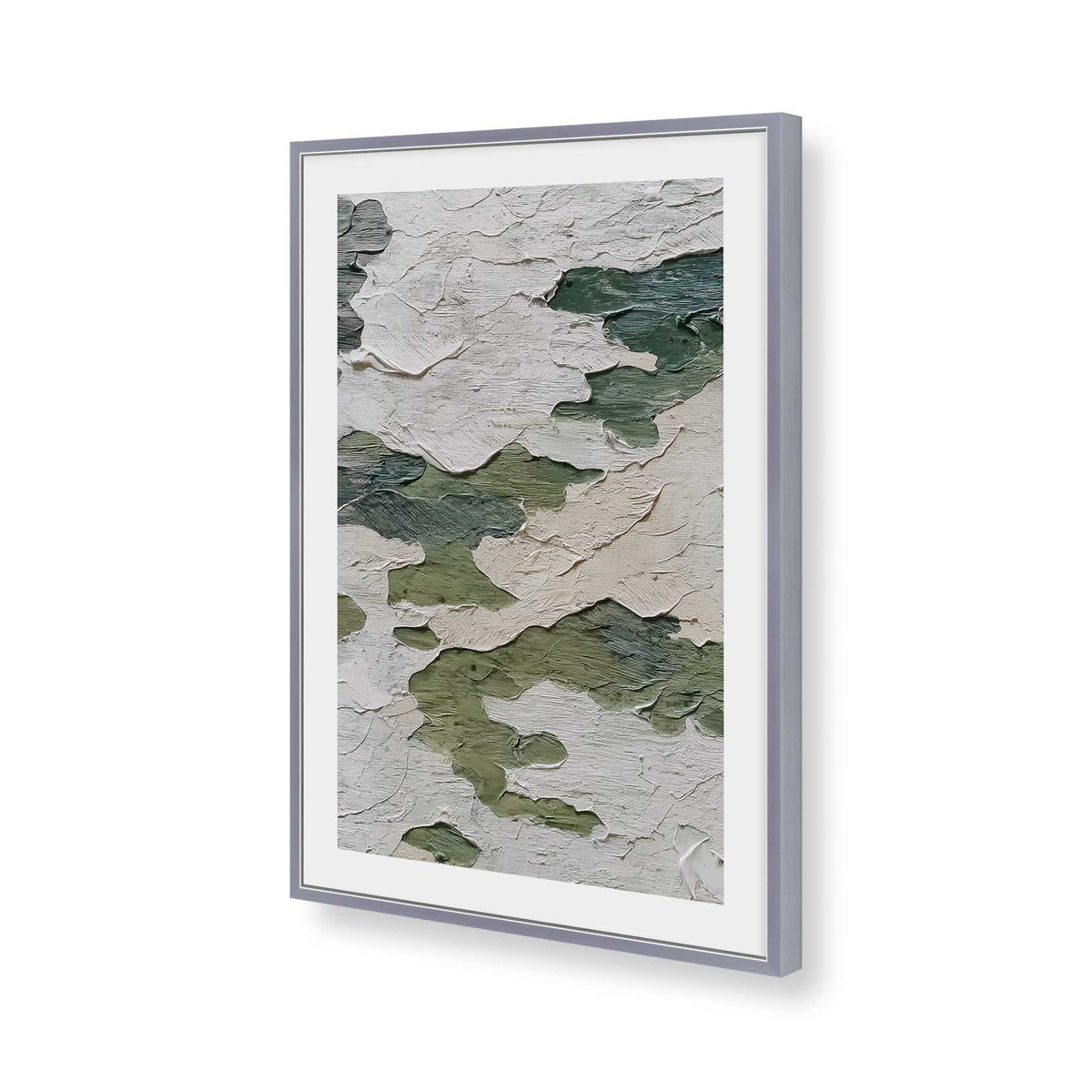 [Color:Polished Chrome], Picture of art in a Polished Chrome frame of the corner