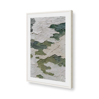 [Color:Opaque White], Picture of art in a Opaque White frame of the corner