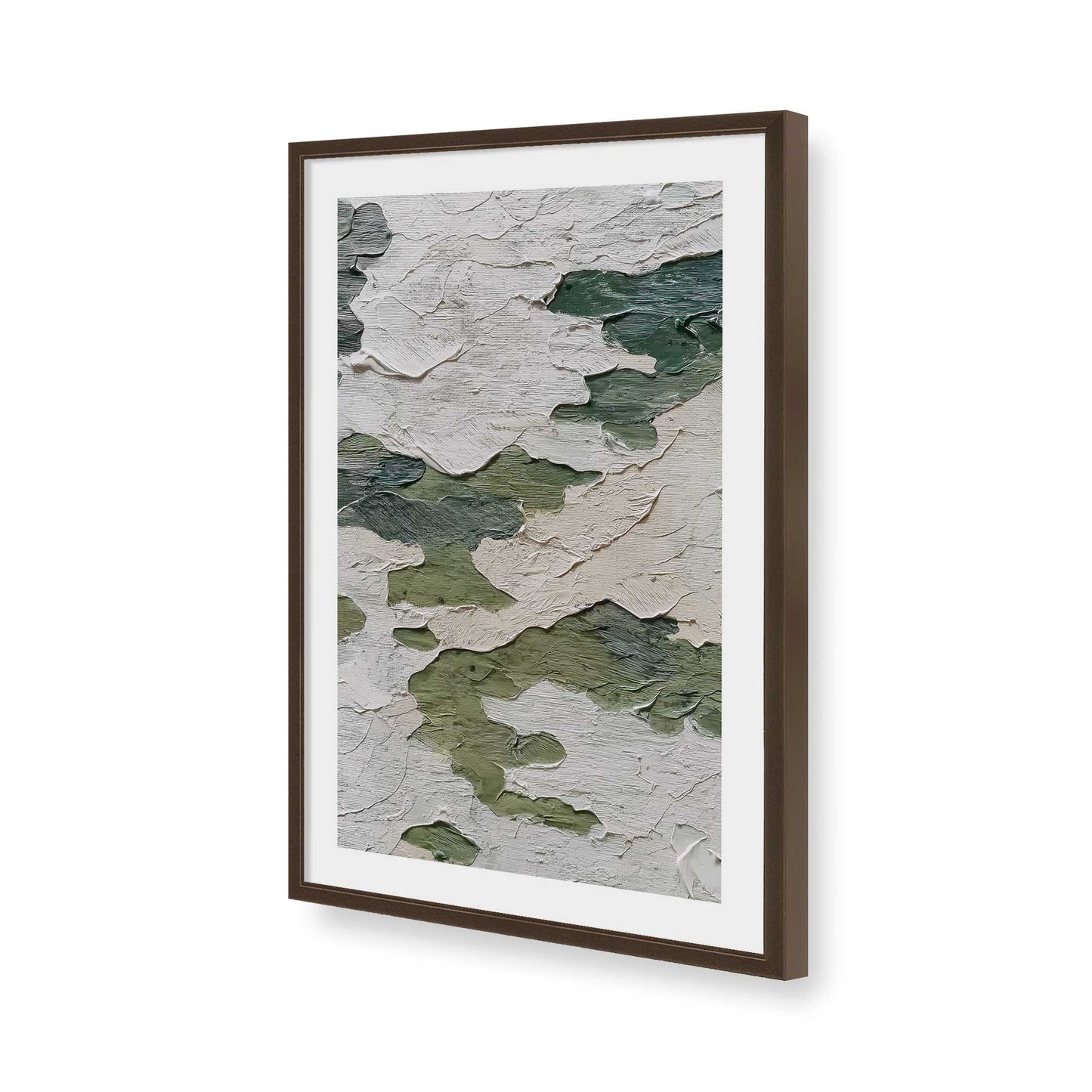 [Color:Belvinder Brown], Picture of art in a Belvinder Brown frame of the corner