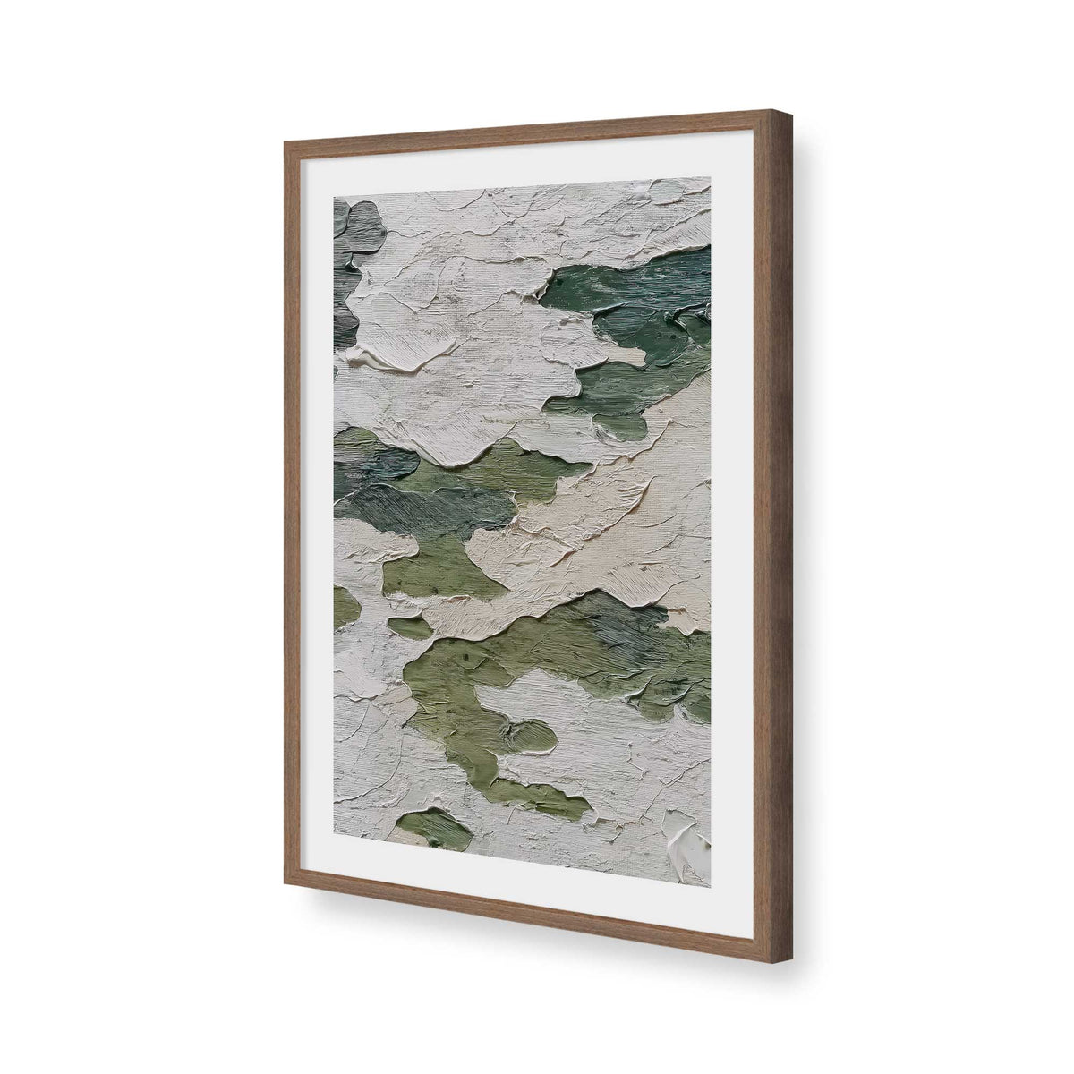 [Color:Walnut], Picture of art in a Walnut frame of the corner