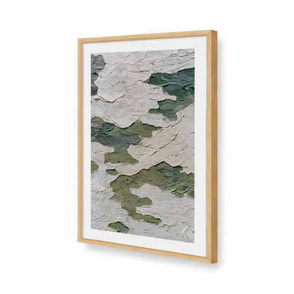 [Color:American Maple], Picture of art in a American Maple frame of the corner