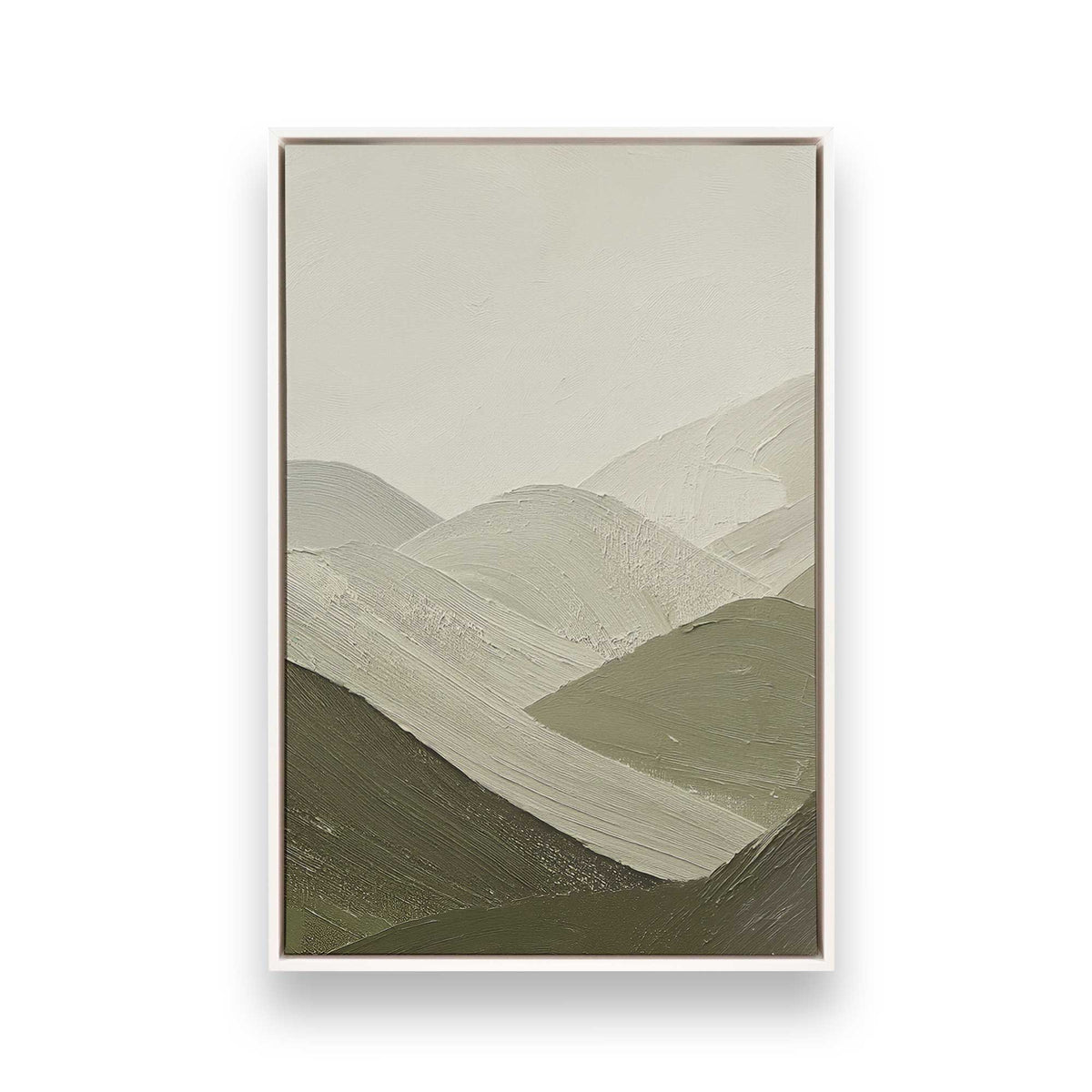 [Color:Opaque White], Picture of art in a White frame