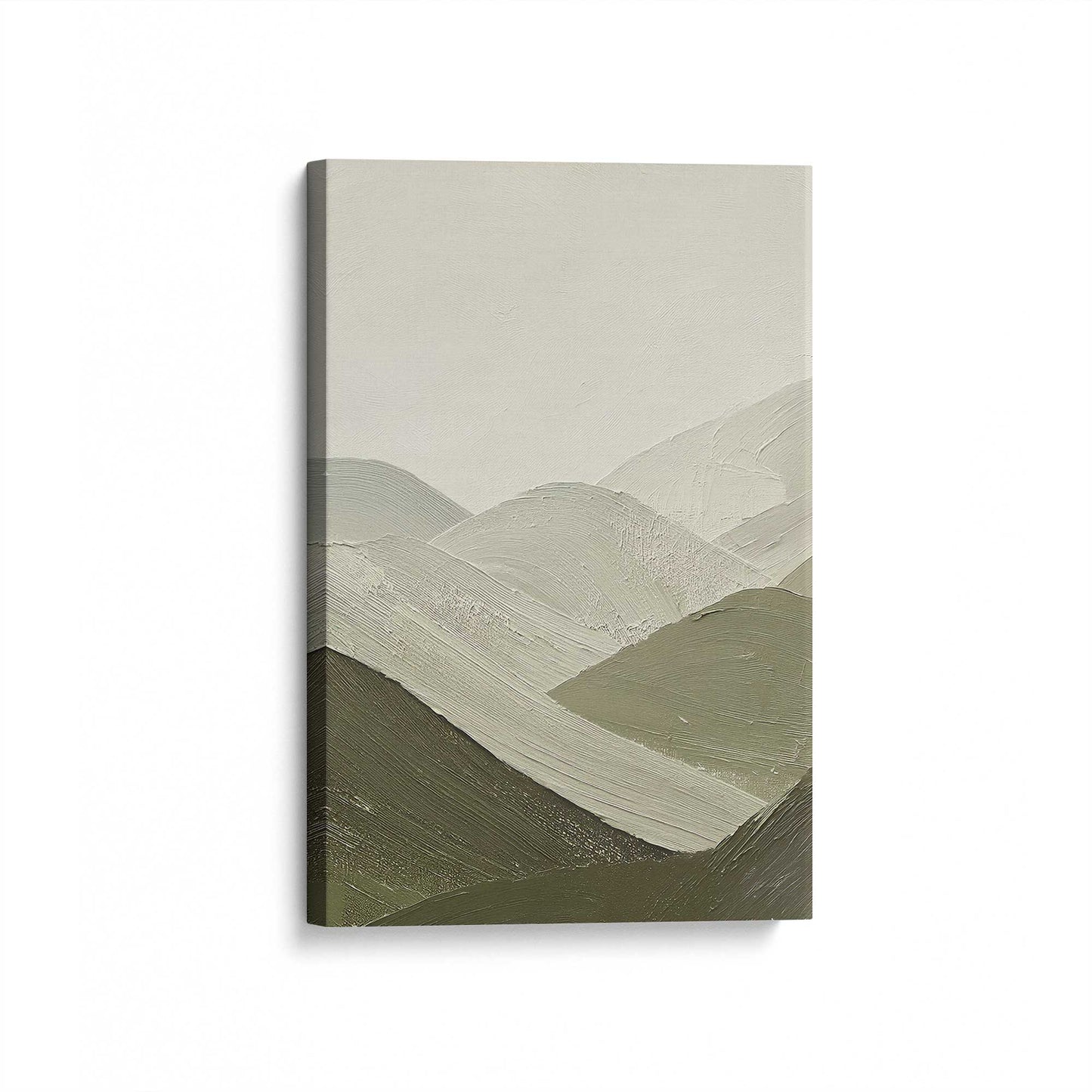 [Color:Stretched Canvas], Picture of art at an angle