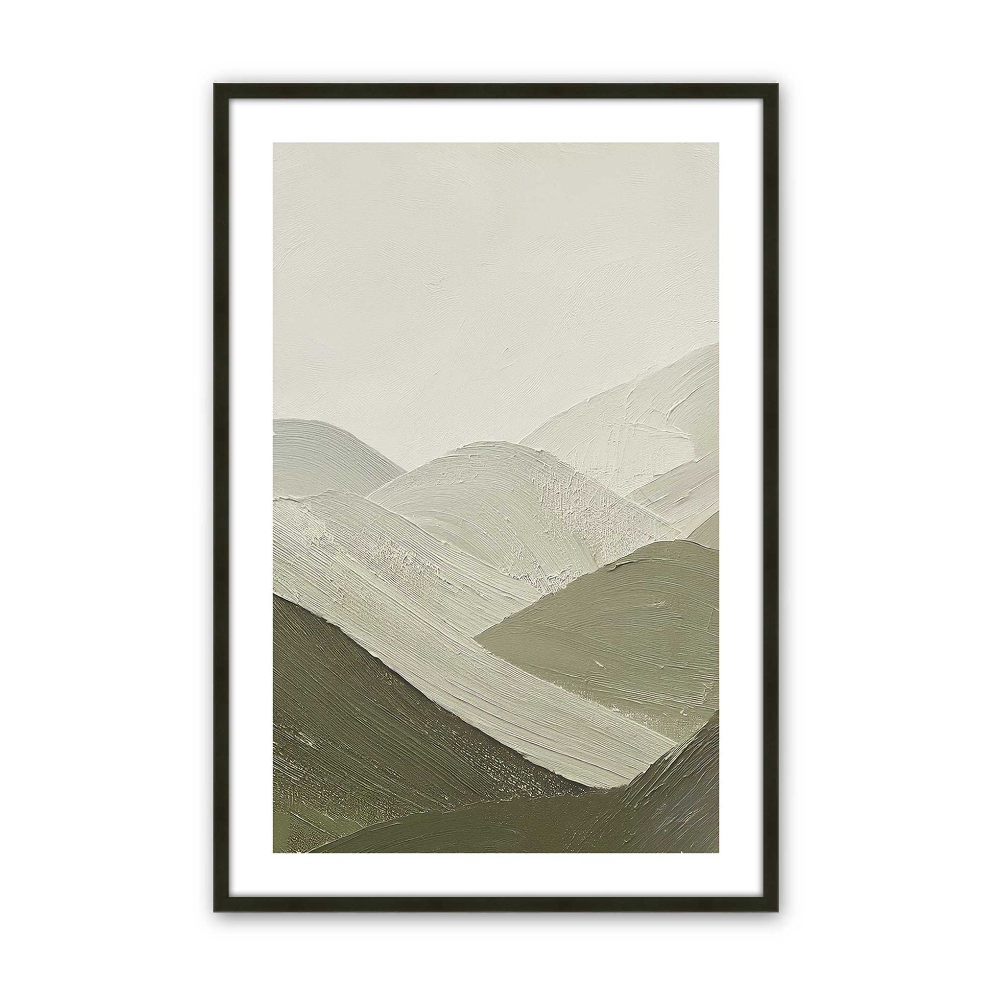 [Color:Satin Black], Picture of art in a Satin Black frame