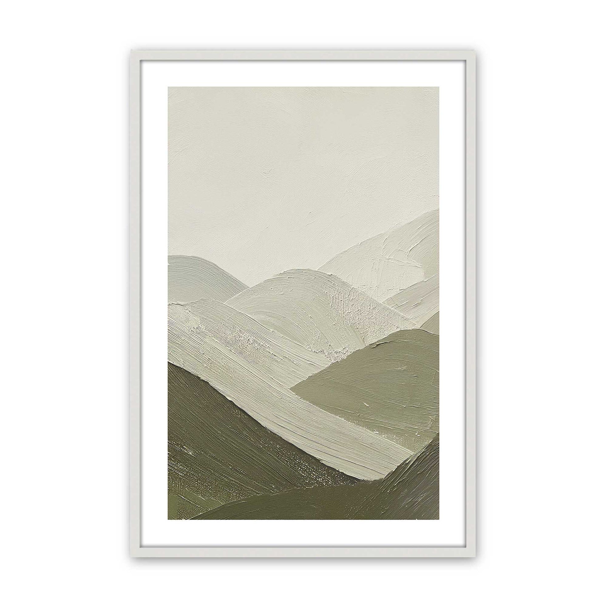 [Color:Opaque White], Picture of art in a Opaque White frame