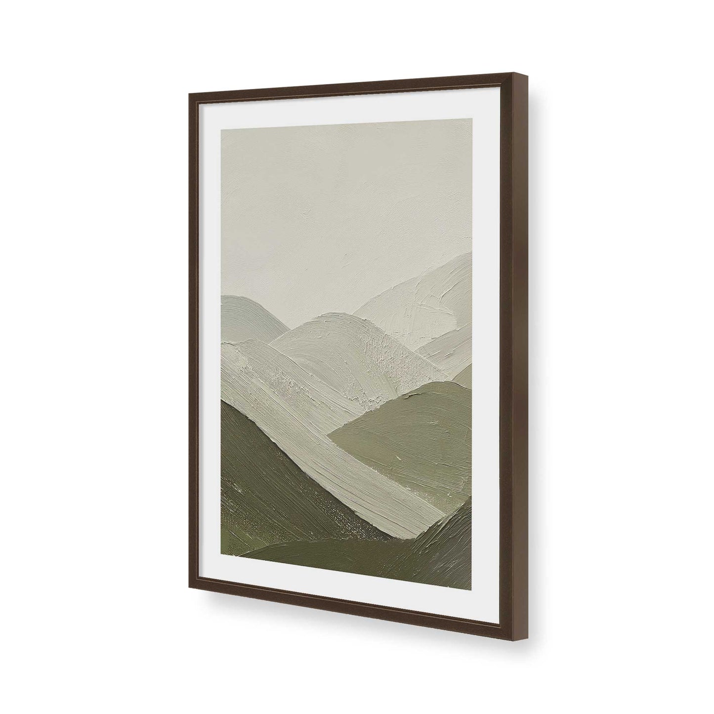 [Color:Belvinder Brown], Picture of art in a Belvinder Brown frame of the corner