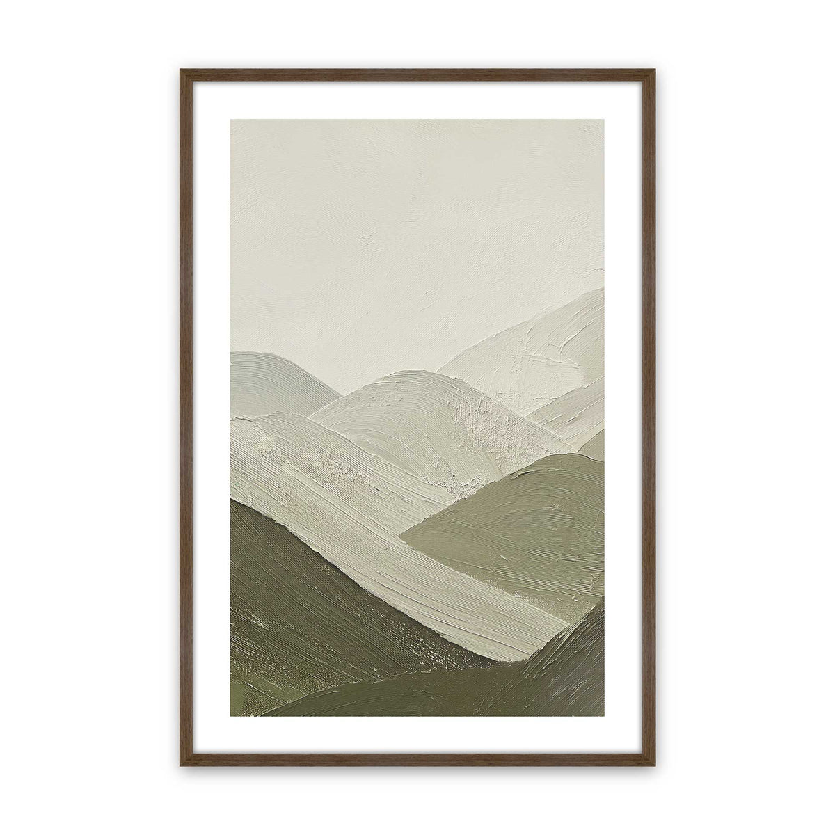[Color:Walnut], Picture of art in a Walnut frame