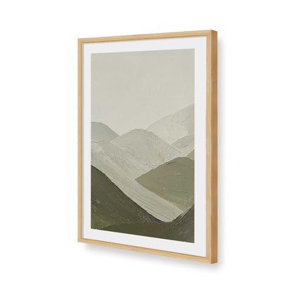 [Color:American Maple], Picture of art in a American Maple frame of the corner